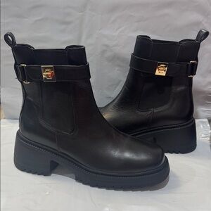 Steve Madden Black Ankle Booties